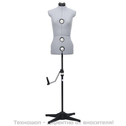 Регулируем манекен, женски, сив, размер S/33-40