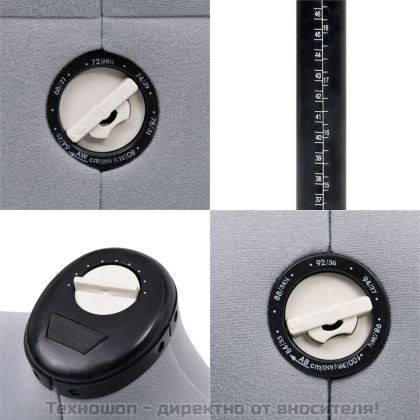 Регулируем манекен, женски, сив, размер S/33-40