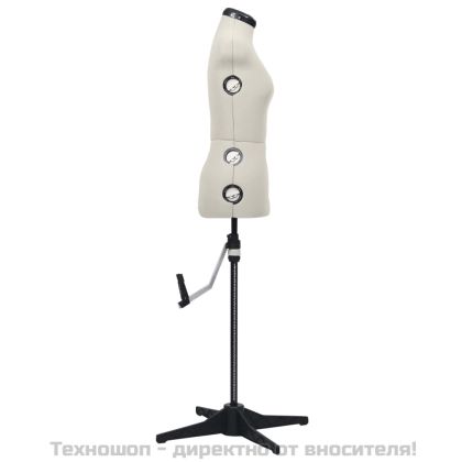 Регулируем манекен, женски, кремав, размер S/33-40