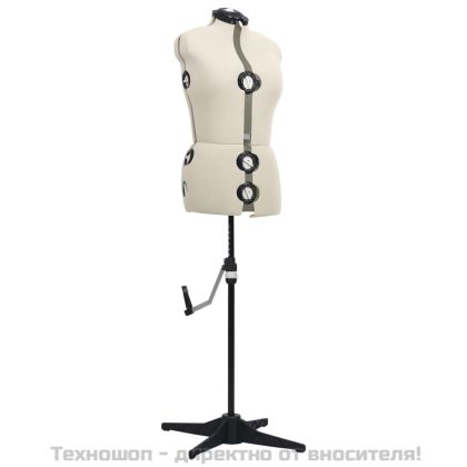 Регулируем манекен, женски, кремав, размер М/40-46