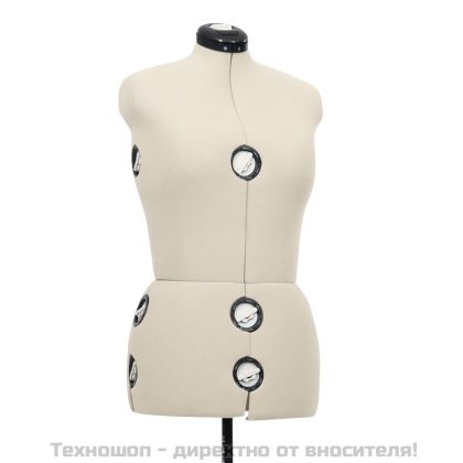 Регулируем манекен, женски, кремав, размер М/40-46