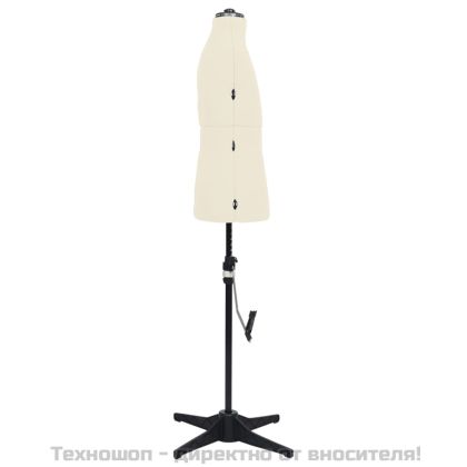 Регулируем манекен, мъжки, кремав, размери 37-45