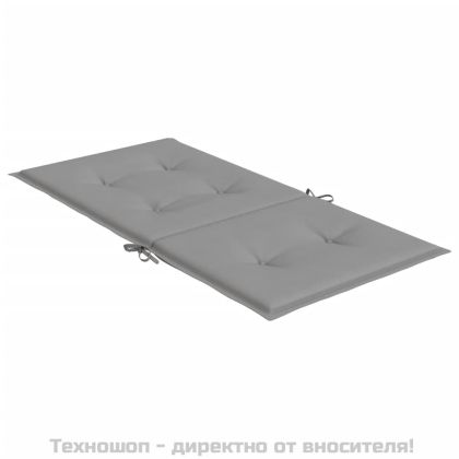 Възглавници за столове 6 бр сиви Оксфорд плат