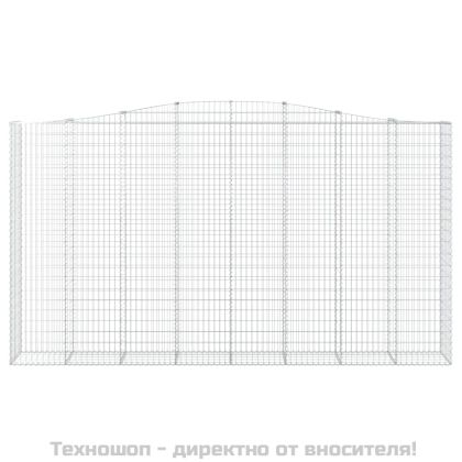 Габионни кошници арка 7 бр 400x50x220/240 см поцинковано желязо