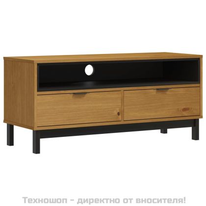 ТВ шкаф "FLAM" 110x40x50 см бор масив