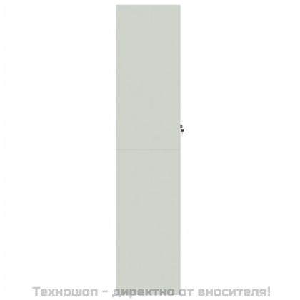 Шкаф за папки светлосив 90x40x180 см стомана