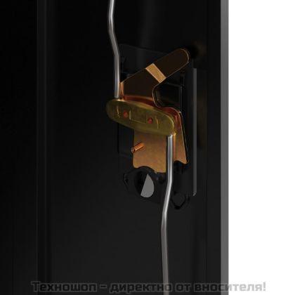 Шкаф за папки черен 90x40x90 см стомана