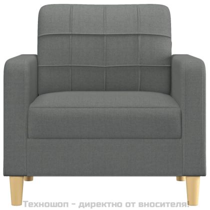 Фотьойл, тъмносив, 60 см, плат