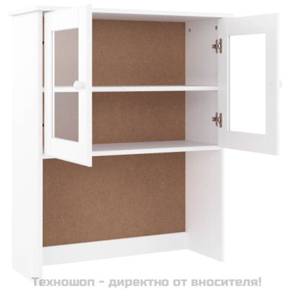 Надстройка за бюфет ALTA, бяла, 77x30x92 см, бор масив