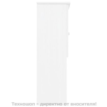 Надстройка за бюфет ALTA, бяла, 77x30x92 см, бор масив