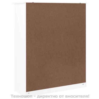 Надстройка за бюфет ALTA, бяла, 77x30x92 см, бор масив