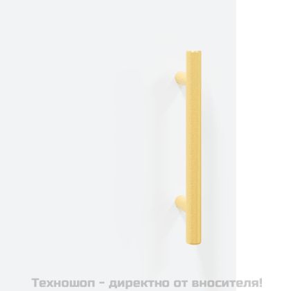Висок шкаф, бял, 69,5x34x180 см, инженерно дърво