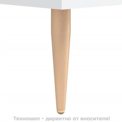 Висок шкаф, бял, 69,5x34x180 см, инженерно дърво