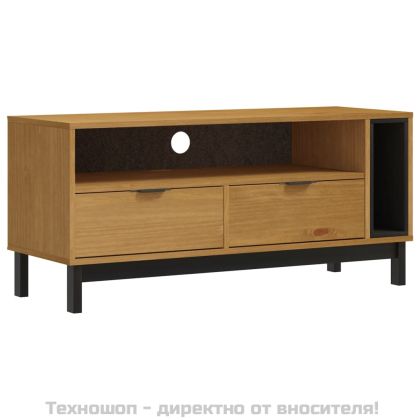 ТВ шкаф "FLAM" 110x40x50 см бор масив