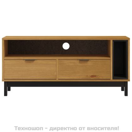 ТВ шкаф "FLAM" 110x40x50 см бор масив