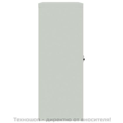 Шкаф за папки сив 90x40x105 см стомана
