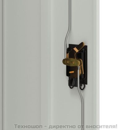 Шкаф за папки сив 90x40x105 см стомана