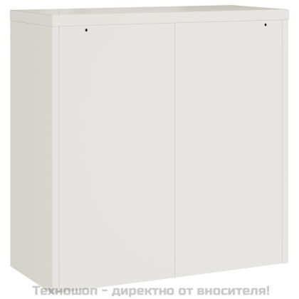 Шкаф за папки бял 90x40x90 см стомана