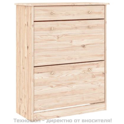 Шкаф за обувки ALTA, 77x35x96 см, бор масив