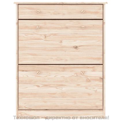 Шкаф за обувки ALTA, 77x35x96 см, бор масив