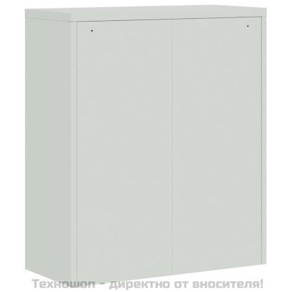 Шкаф за папки сив 90x40x145 см стомана
