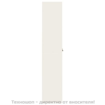 Шкаф за папки бял 90x40x200 см стомана