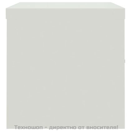 Шкаф за папки светлосив 90x40x40 см стомана