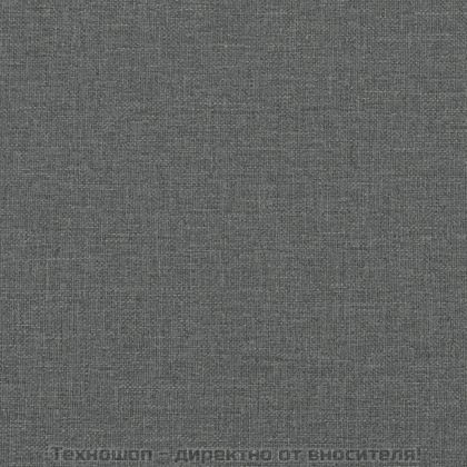 Кушетка, тъмносива, 90x190 см, плат