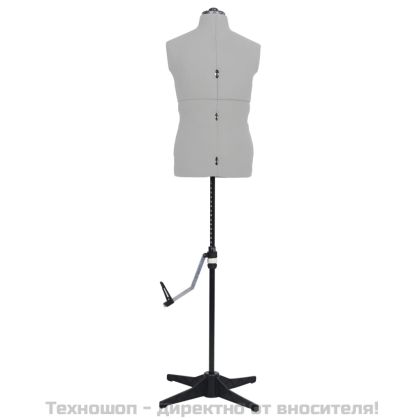 Регулируем манекен, мъжки, сив, размери 37-45