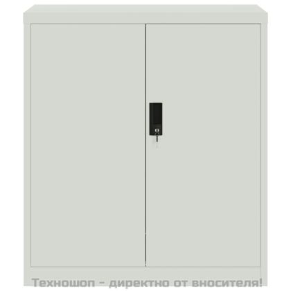Шкаф за папки светлосив 79x40x90 см стомана