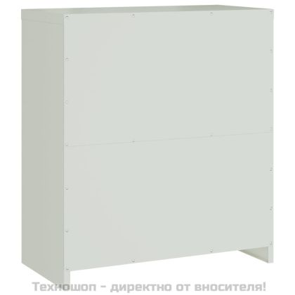 Шкаф за папки светлосив 79x40x90 см стомана