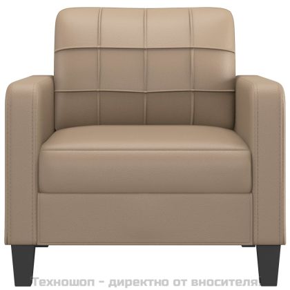 Кресло, капучино, 60 см, изкуствена кожа
