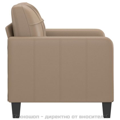 Кресло, капучино, 60 см, изкуствена кожа