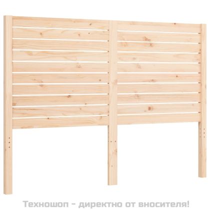 Рамка за легло с табла, 120х200 см, масивно дърво
