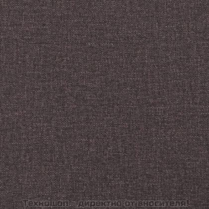 Масажен стол, тъмнокафяв, текстил