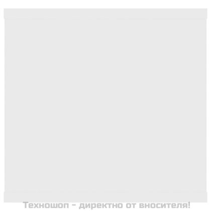 Стенен рафт, бял, 102x30x29 см, инженерно дърво