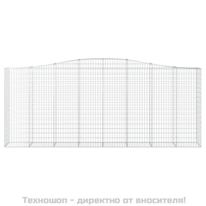 Габионни кошници арка 8 бр 400x50x160/180 см поцинковано желязо