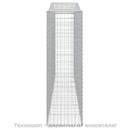 Габионни кошници арка 8 бр 400x50x160/180 см поцинковано желязо