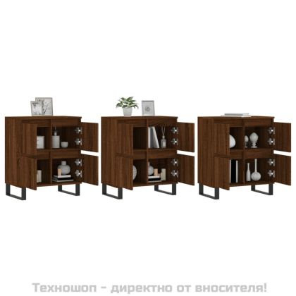 Сайдборди, 3бр, Кафяв дъб, инженерно дърво