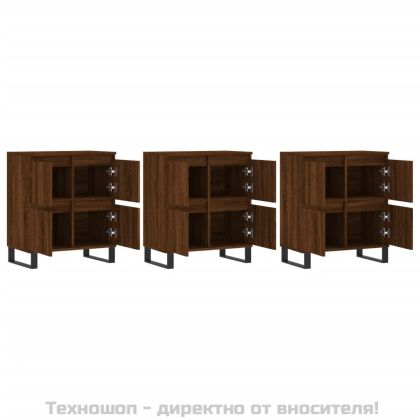 Сайдборди, 3бр, Кафяв дъб, инженерно дърво