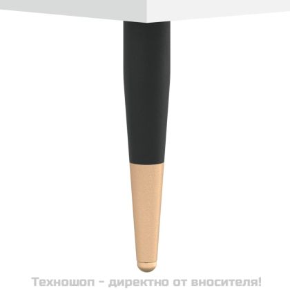 Висок шкаф, бял, 69,5x34x180 см, инженерно дърво