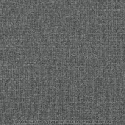 Кушетка, тъмносива, 80x200 см, плат