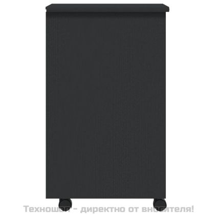 Шкаф с чекмеджета на колелца MOSS, сив, бор масив