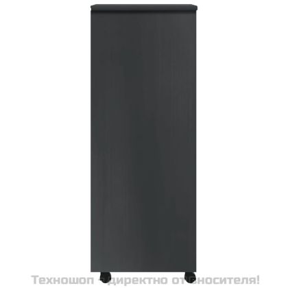 Шкаф с чекмеджета на колелца MOSS, сив, бор масив