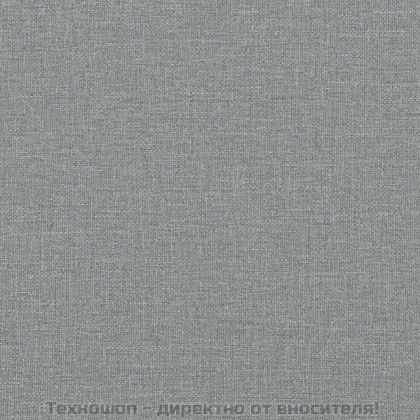 Кушетка, светлосива, 90x190 см, плат