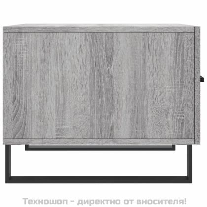 Кафе маси, 2 бр, сив сонома, 50x50x40 см, инженерно дърво