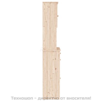 Висок шкаф ALTA, 77x35x188 см, борово дърво масив