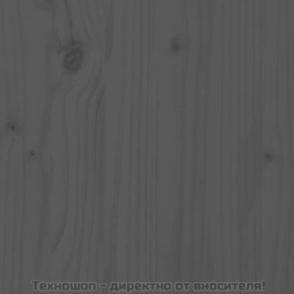 Градински сандък, сив, 62x50x57 см, бор масив