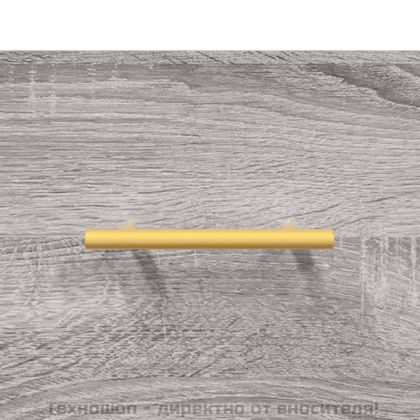 Кафе маси, 2 бр, сив сонома, 50x50x40 см, инженерно дърво