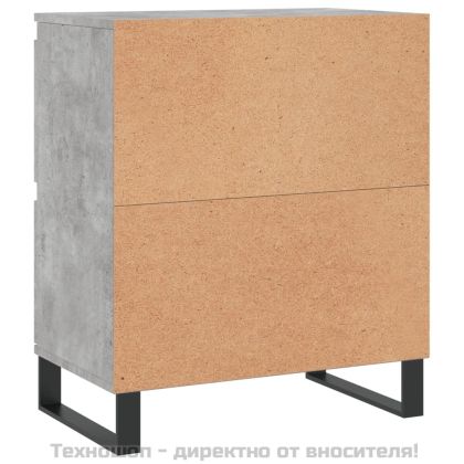 Сайдборди, 3 бр, бетонно сиви, инженерно дърво